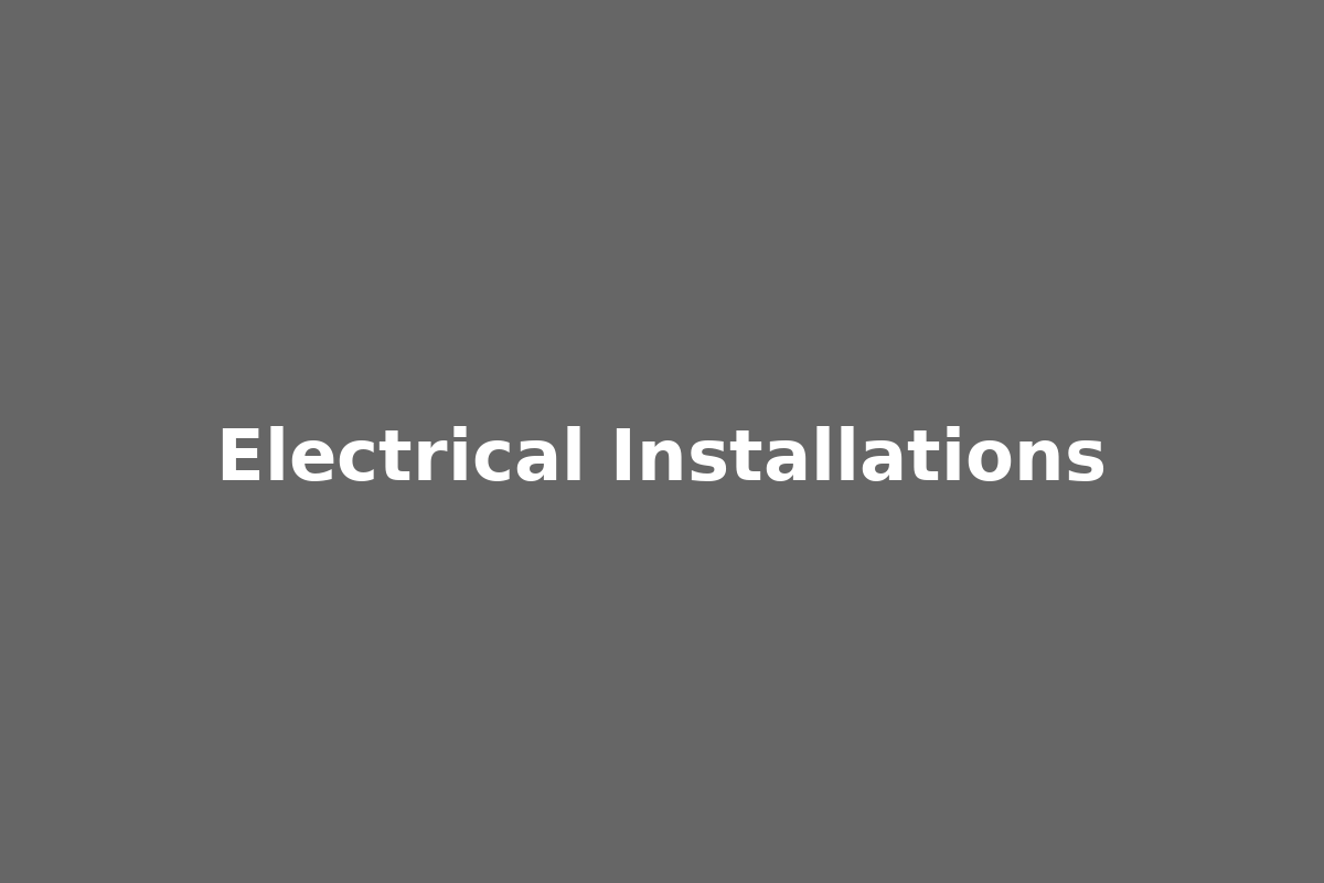 Elektrotechnische installatie